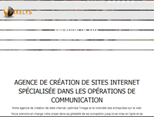 Tablet Screenshot of pixelys.fr